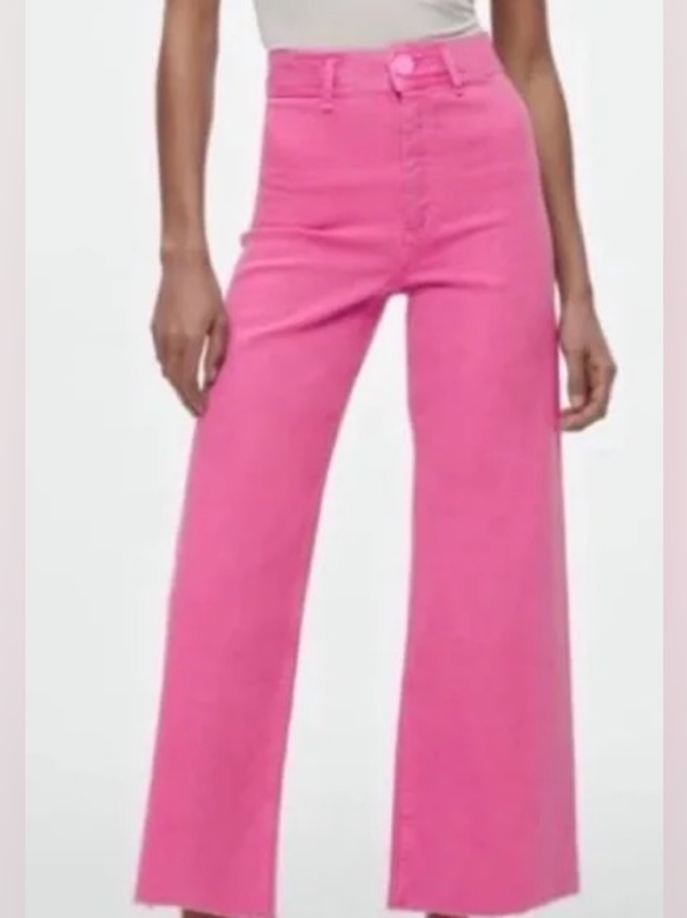 Zara Pink Denim Jeans